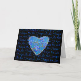 Tarjeta Festiva Olvídate de mi amor romántico