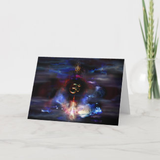 Tarjeta Festiva Om Nebulae