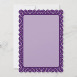 Tarjeta Festiva Onda rojo-violeta