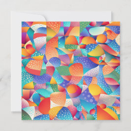 Tarjeta Festiva Ondas oceánicas al atardecer