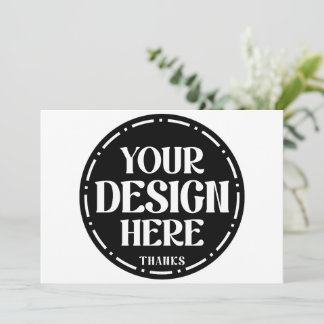 Tarjeta Festiva One-of-a-kind, elegant, clean & bold