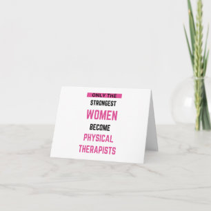 Tarjeta Festiva Only The Strongest Women Become Physical 2