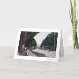 Tarjeta Festiva Opinión del este sobre StreetLewiston principal,