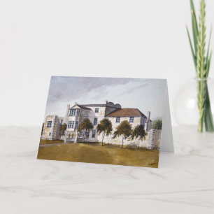 Tarjeta Festiva Opinión House de sir Noel de Caron, 1809