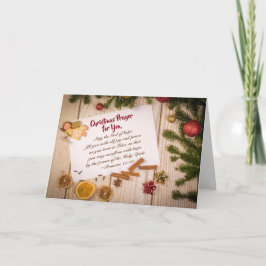 Tarjeta Festiva Oración de navidades, Dios de la Esperanza te llen