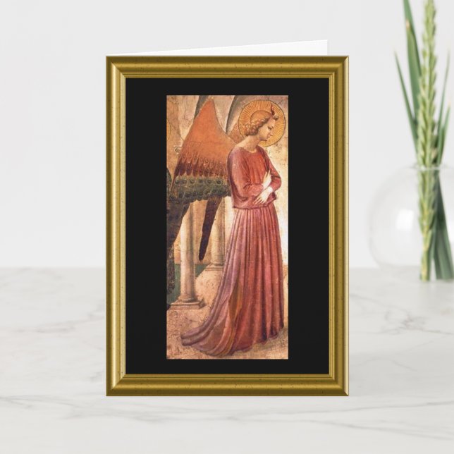 Tarjeta Festiva Oración de San Francisco - Navidades (Anverso)