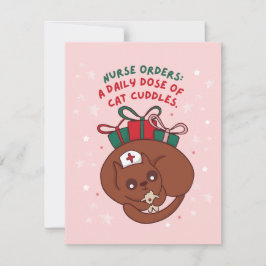 TARJETA FESTIVA ÓRDENES DE ENFERMERÍA DOSIS DIARIA DE CUDIDOS CAT