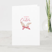 Orejas de conejo rosadas de Pascua