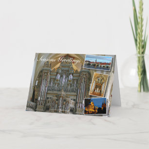 Tarjeta Festiva Órgano de la iglesia de Erfurt Prediger