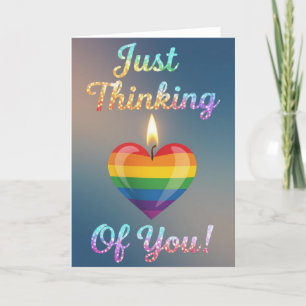 Tarjeta Festiva Orgullo Amo Arcoiris, LGBTQIA