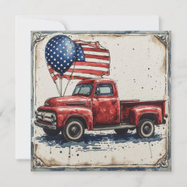 Tarjeta Festiva Orgullo anticuado: Gloria de la Vintage