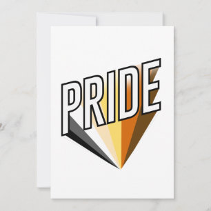Tarjeta Festiva Orgullo de Oso Estalla