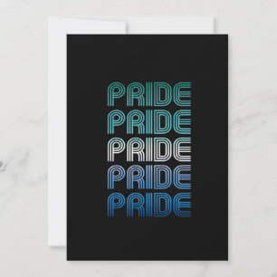Tarjeta Festiva Orgullo Retro Gay Masculino Orgullo