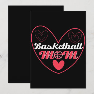 Tarjeta Festiva Orgullosa Madre de Baloncesto Vibraciones del Día