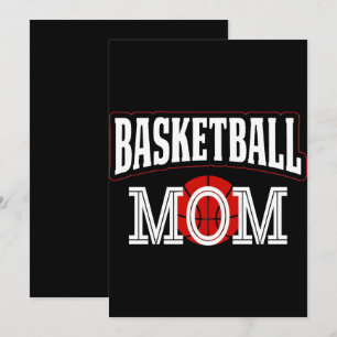 Tarjeta Festiva Orgullosa Madre de Baloncesto Vibraciones del Día