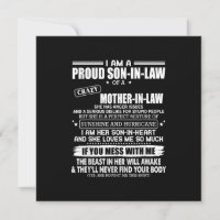 Orgulloso Hijo De Una Madre Loca En Derecho Regalo