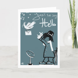 Tarjeta Festiva Original and unique Just to say Hello