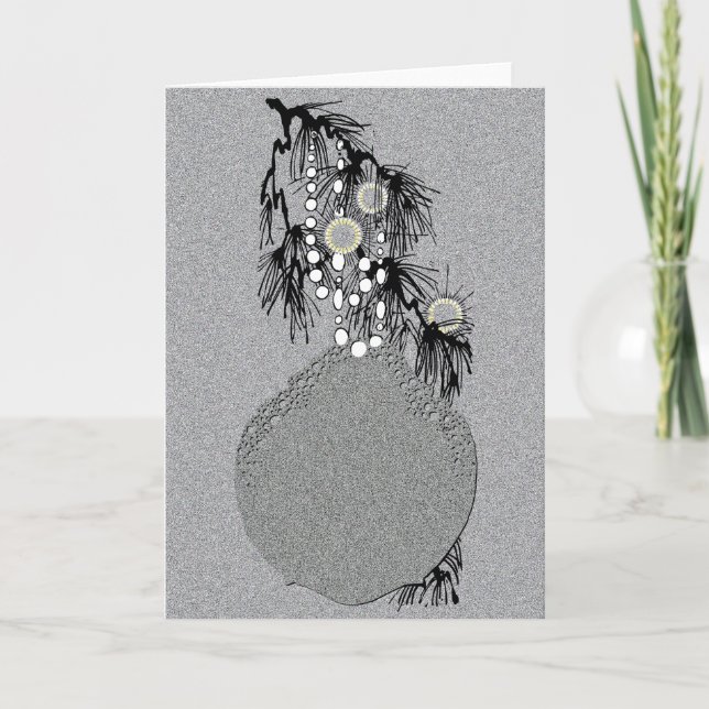 Tarjeta Festiva Ornamento 1 del tapetito (Anverso)