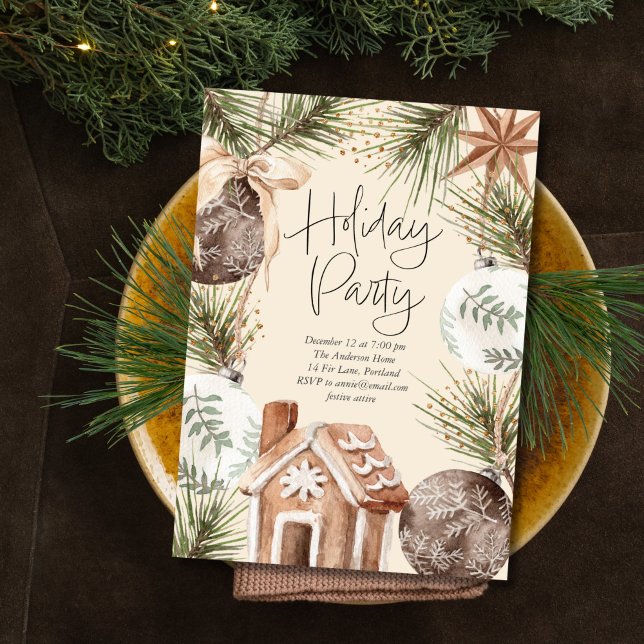 Tarjeta Festiva Ornamentos en torno a la fiesta navideña (Subido por el creador)