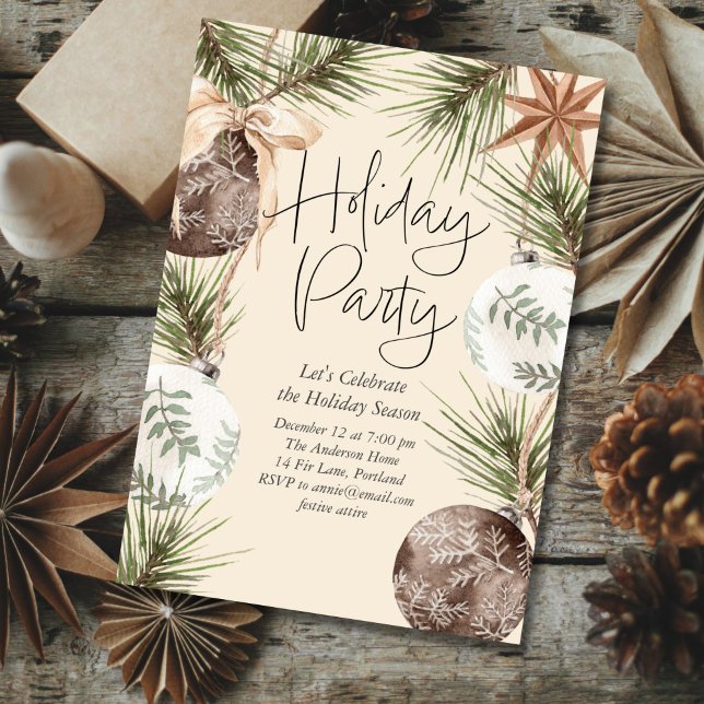 Tarjeta Festiva Ornamentos en torno a la fiesta navideña (Subido por el creador)