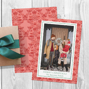 Tarjeta Festiva Ornamentos navideños festivos Fotografía de piñas