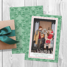 Tarjeta Festiva Ornamentos navideños festivos Fotografía de piñas