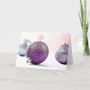 Tarjeta Festiva Ornamentos para la toma de conciencia sobre el dol