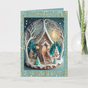 Tarjeta Festiva Ornate Fairy Navidades