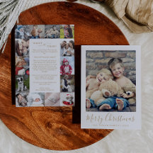 Oro mínimo, Navidades de Collage de fotos de un añ