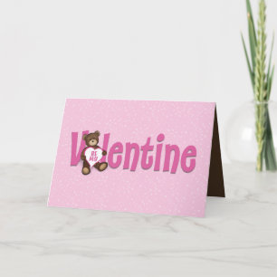 Tarjeta Festiva Osito de peluche adorable y caprichoso para el Día