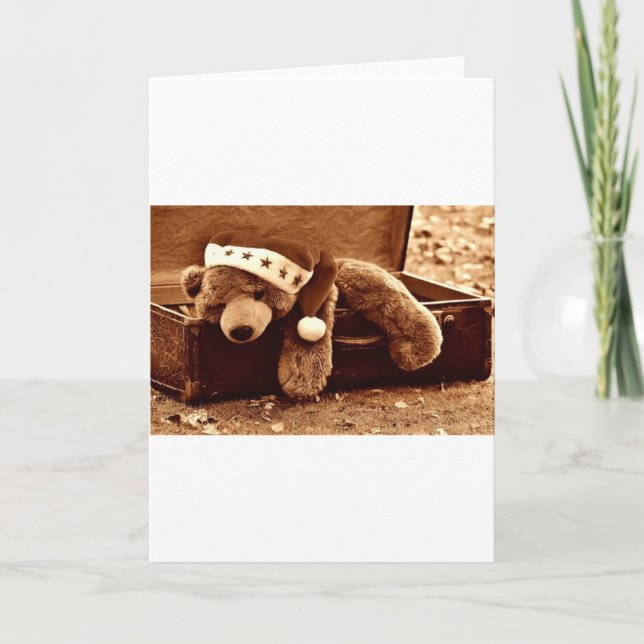 Tarjeta Festiva Oso de Santa María (Anverso)