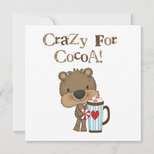 Tarjeta Festiva Oso Niño Loco por la Fiesta del Cacao