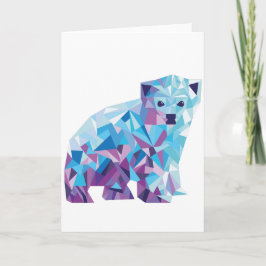 Tarjeta Festiva Oso polar
