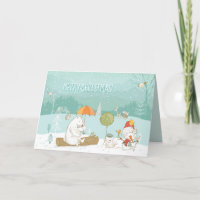 Osos paisajistas de nieve y Pastel de nieve