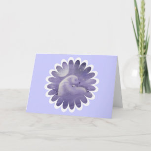 Tarjeta Festiva Osos Polares Suave Invierno