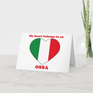 Tarjeta Festiva Ossa