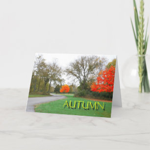 Tarjeta Festiva Otoño