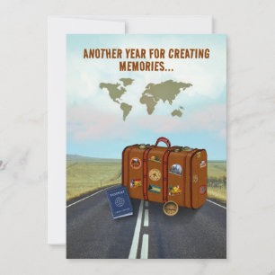 Tarjeta Festiva Otro año para crear Recuerdos