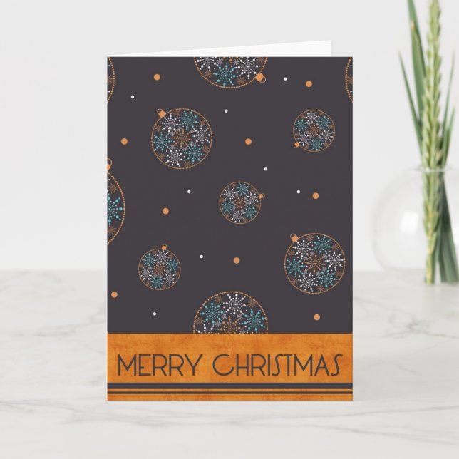 Tarjeta Festiva Otros colores de los navidades (Anverso)