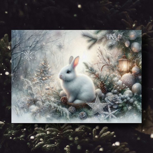 Tarjeta Festiva Pacífica escritura de conejitos de invierno versus (Subido por el creador)