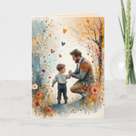 Tarjeta Festiva Padre guía