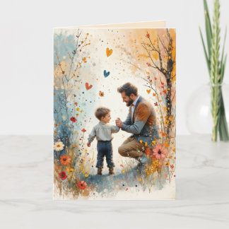 Tarjeta Festiva Padre guía