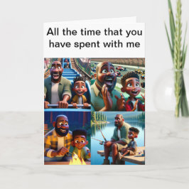 Tarjeta Festiva Padre y amigo