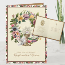 Padrino de Confirmación Agradecimiento Religioso  