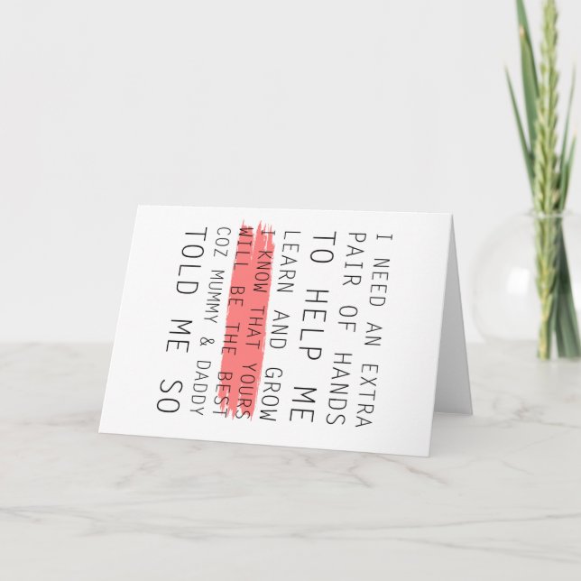 Tarjeta Festiva padrinos (Anverso)