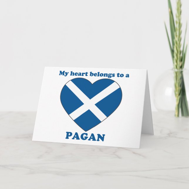 Tarjeta Festiva Pagan (Anverso)