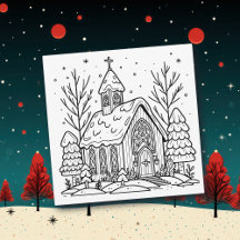 Página Color Me | Iglesia de los navidades