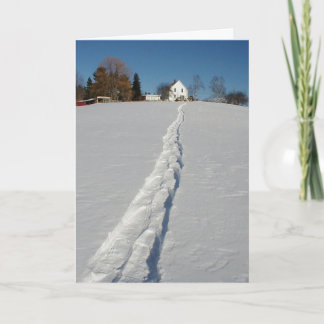 Tarjeta Festiva País de las maravillas del invierno