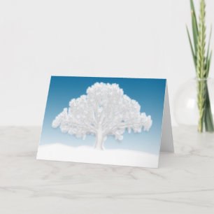 Tarjeta Festiva País de las maravillas del invierno