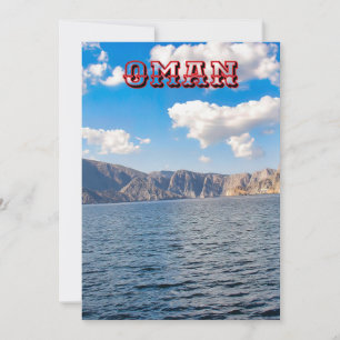 Tarjeta Festiva Paisaje de Omán